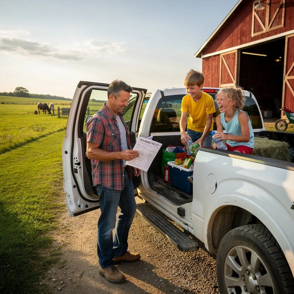 Graficzna ilustracja procesu porównywania polis ubezpieczeniowych.