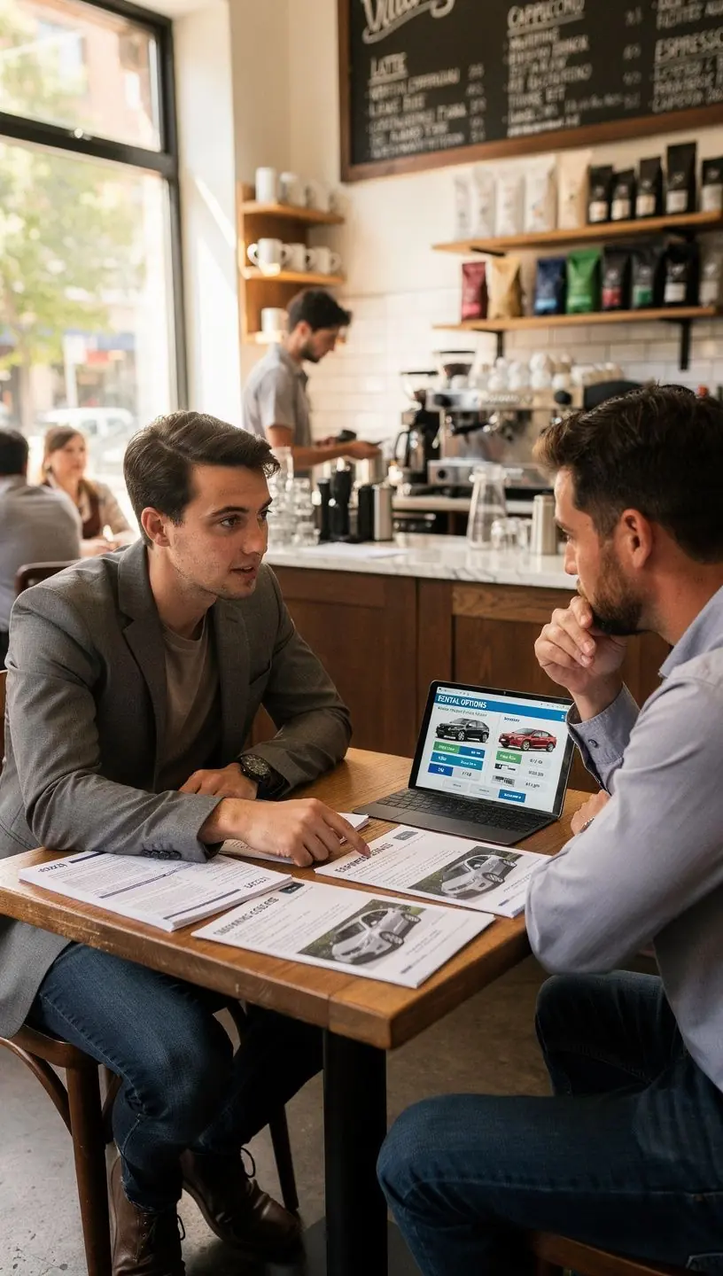 Zespół pracowników biura udzielających porad dotyczących ubezpieczeń.